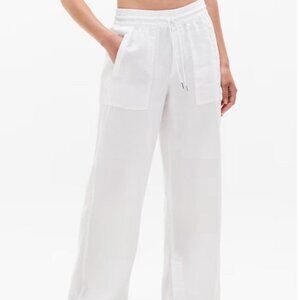 Retreat Linen High Rise Wide Leg Pant